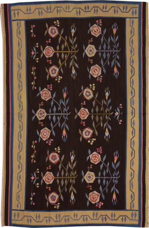 Antique Kilim Area Rug (4' x 6')